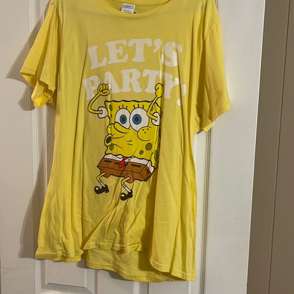 SpongeBob SquarePants let's party shirt